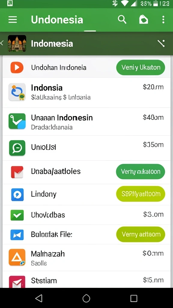 Tampilan awal game dengan karakter yang menarik.