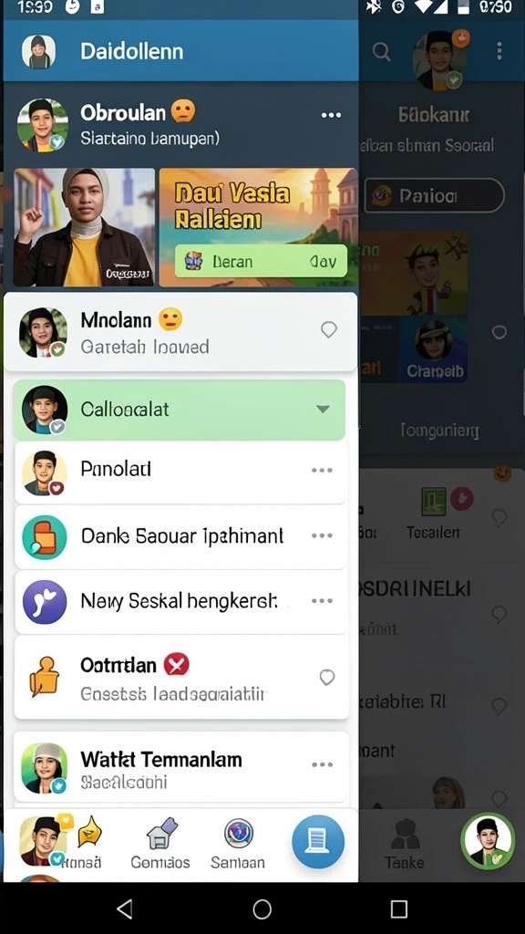Gameplay seru dengan berbagai rintangan yang menantang.