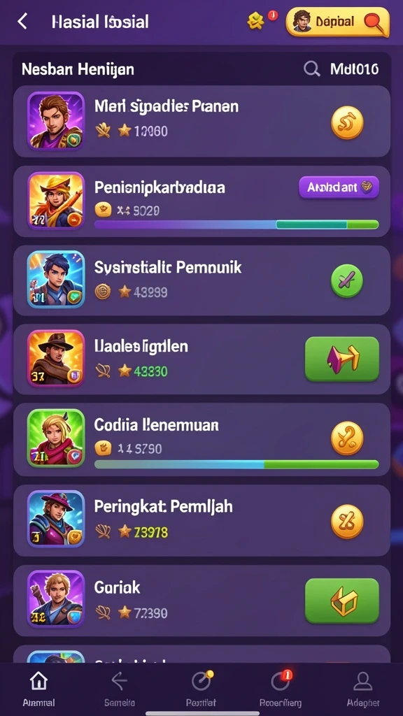 Karakter unik dengan kemampuan spesial masing-masing.