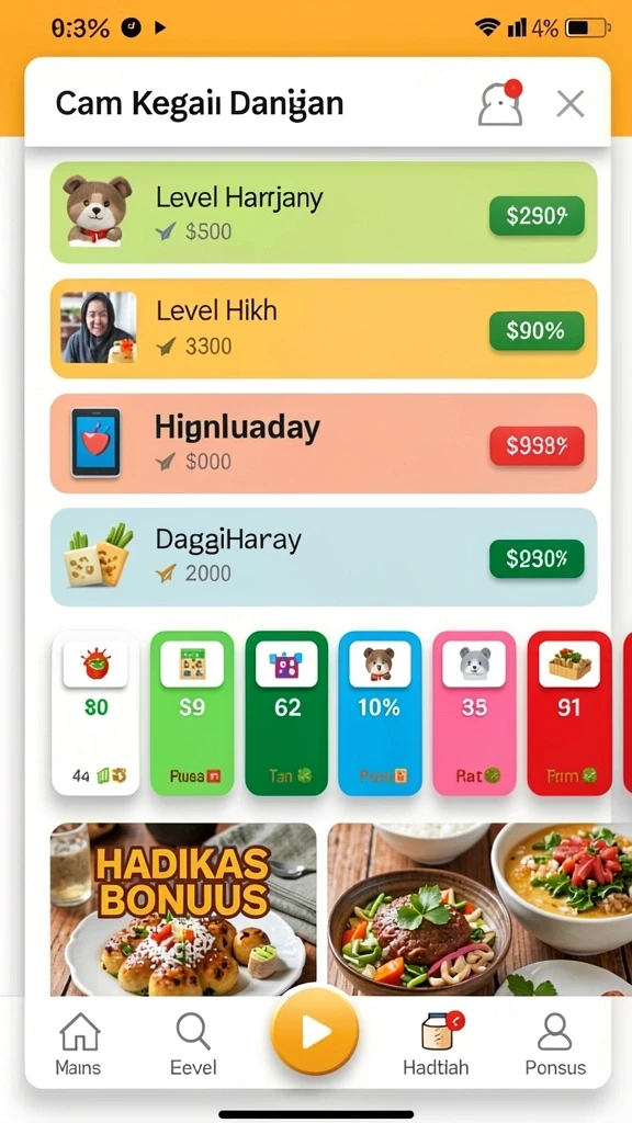 Berbagai misi menarik untuk diselesaikan dan mendapatkan imbalan.