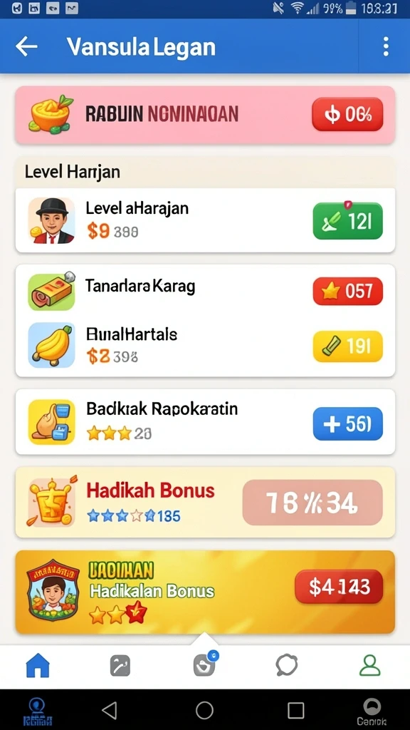 Tampilan antarmuka yang user-friendly.