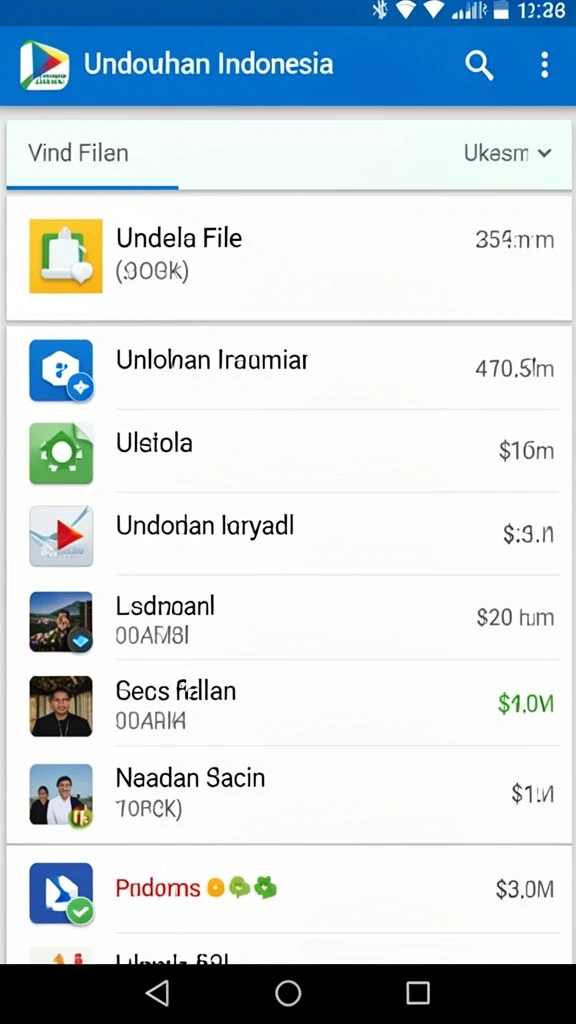 Tampilan awal yang memukau dan mudah dipahami.