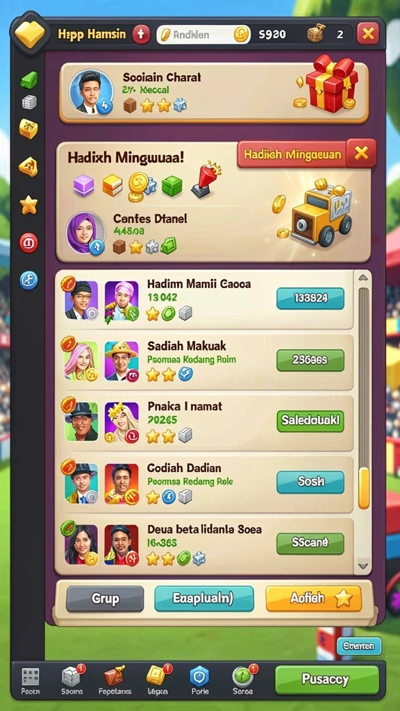 Cuplikan aksi seru dalam permainan GGG888.