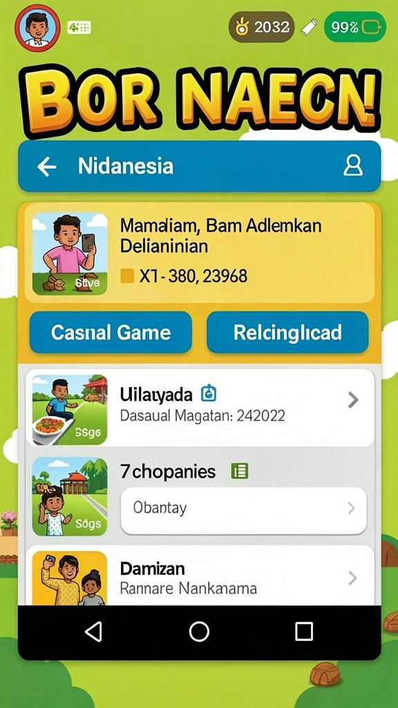 Interaksi sosial dengan pemain lain yang menyenangkan.