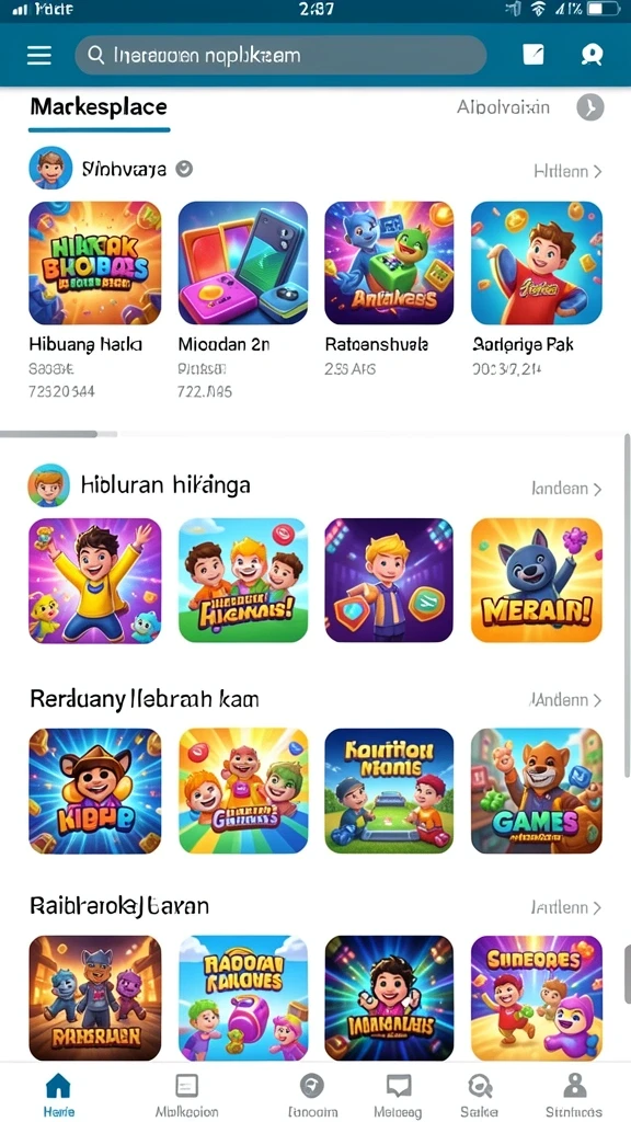 Tampilan antarmuka pengguna yang intuitif.