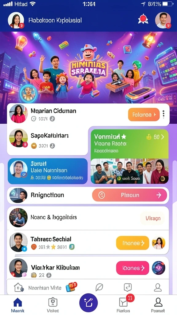 Tampilan antarmuka yang menarik dan mudah digunakan.