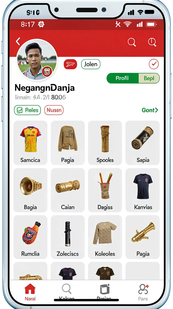 Tampilan antarmuka yang menarik dan modern.