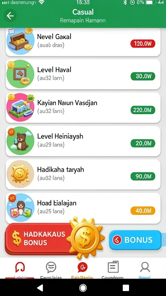 Lihat misi menarik yang bisa diselesaikan di game.