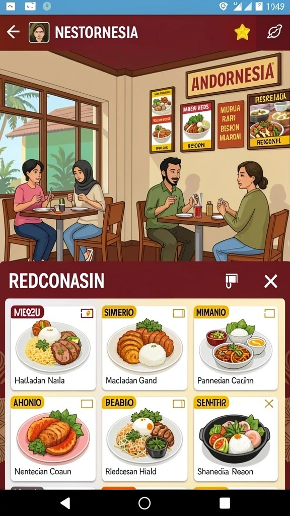 Tampilan antarmuka yang bersih dan terorganisir.