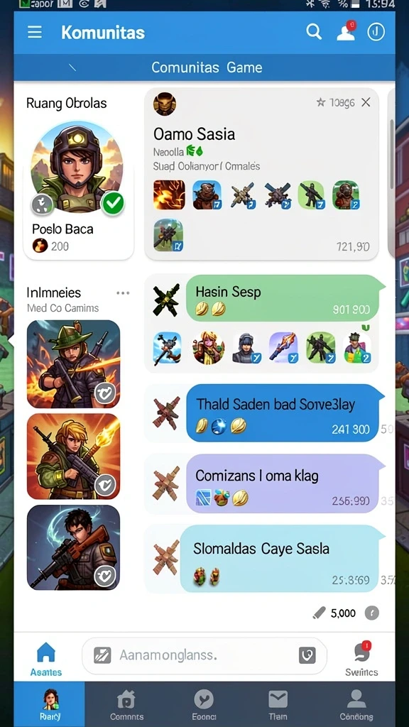 Screenshot aplikasi KASTOTO dengan tampilan menu utama.