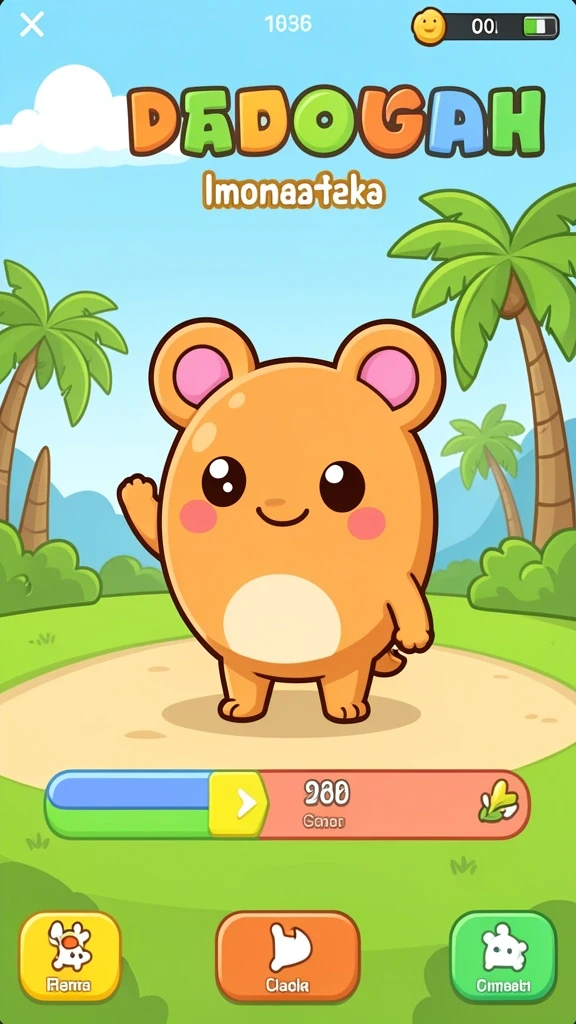 Screenshot menunjukkan gameplay seru dengan level menantang.