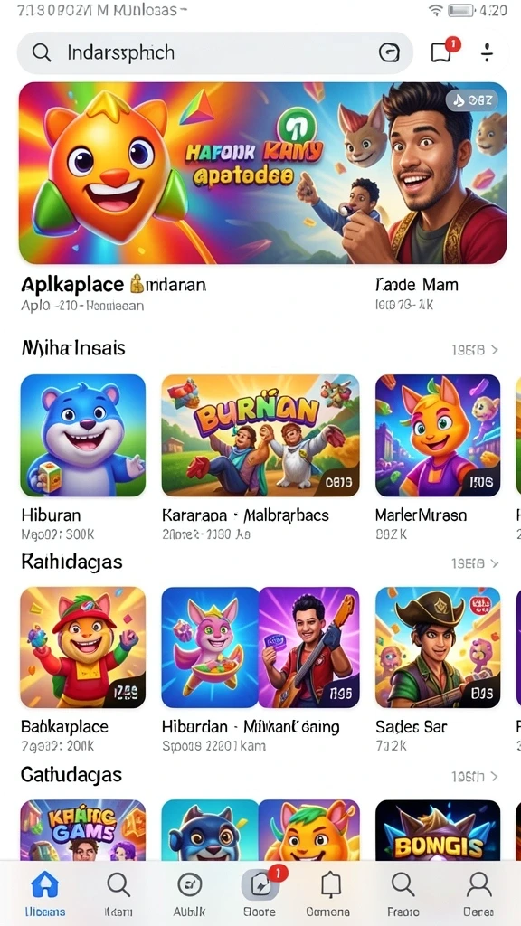 Tampilan antarmuka yang ramah pengguna dan menarik.