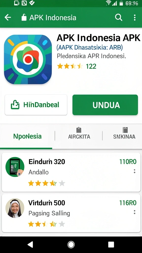 Tampilan awal yang menarik dan user-friendly.