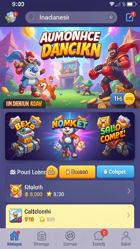 Antarmuka pengguna yang menarik dan modern.