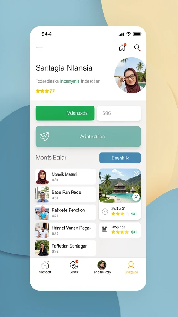 Tampilan antarmuka yang intuitif dan mudah digunakan.