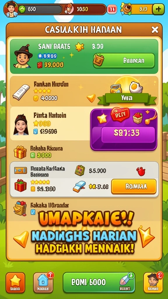 Fitur komunitas yang memungkinkan interaksi antar pemain.