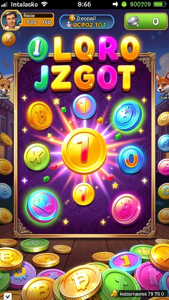 Tampilan awal game yang menarik dan penuh warna.