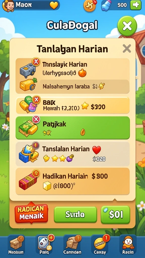 Tampilan antarmuka yang mudah digunakan.
