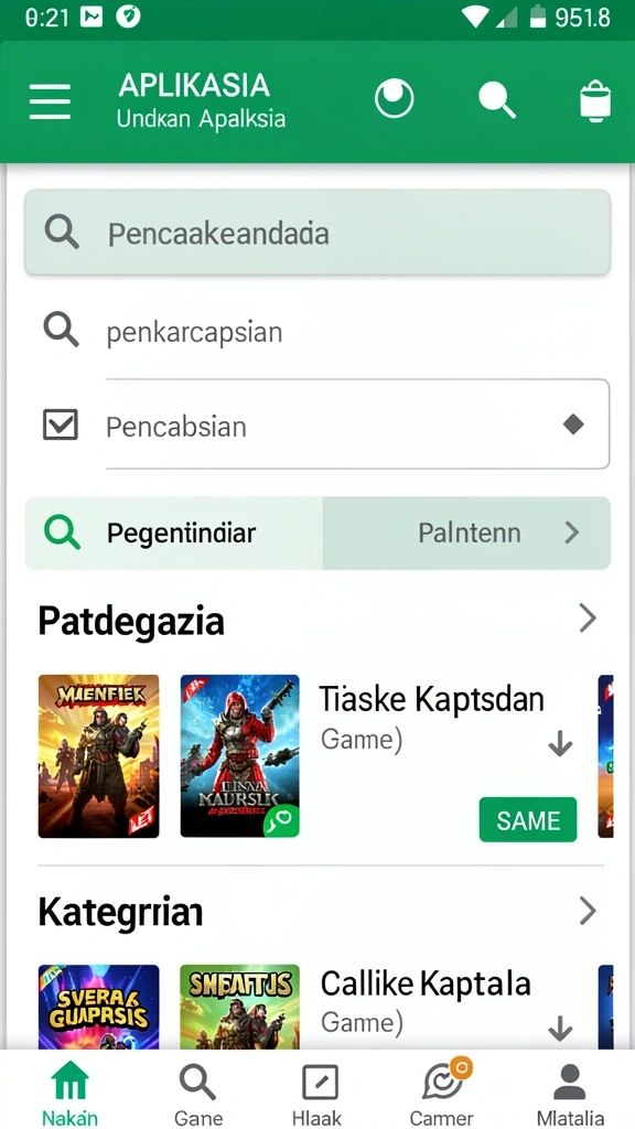 Beragam tantangan untuk setiap level permainan.