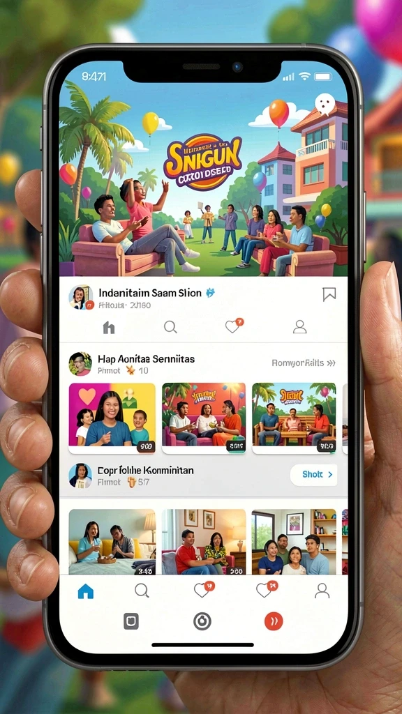 Mode multiplayer yang memungkinkan interaksi dengan teman.