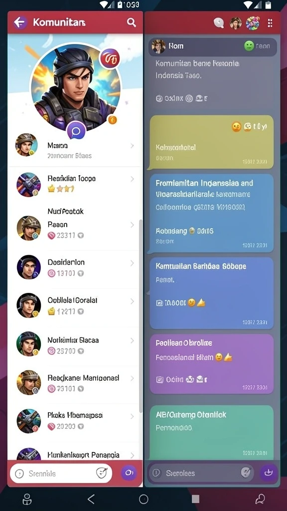 Berbagai mode permainan yang menantang dan seru.