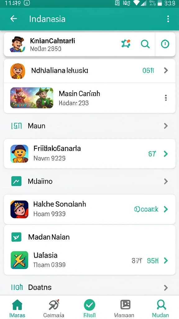 Gambaran aksi seru di dalam dunia QQNUSA.