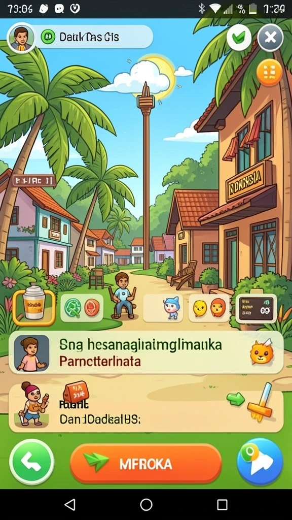 Karakter-karakter unik yang dapat dipilih.