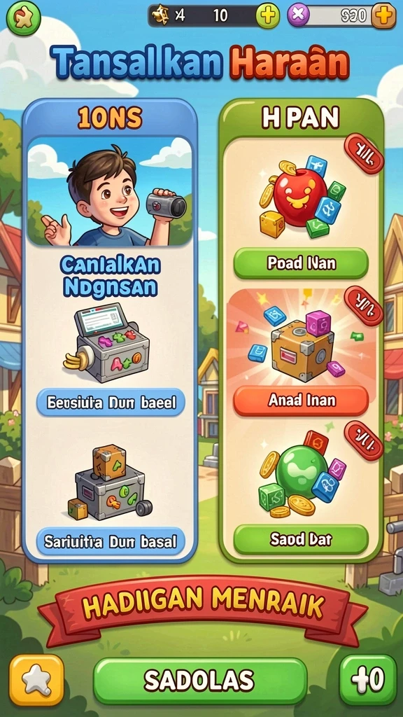 Tampilan awal yang menarik dan intuitif.