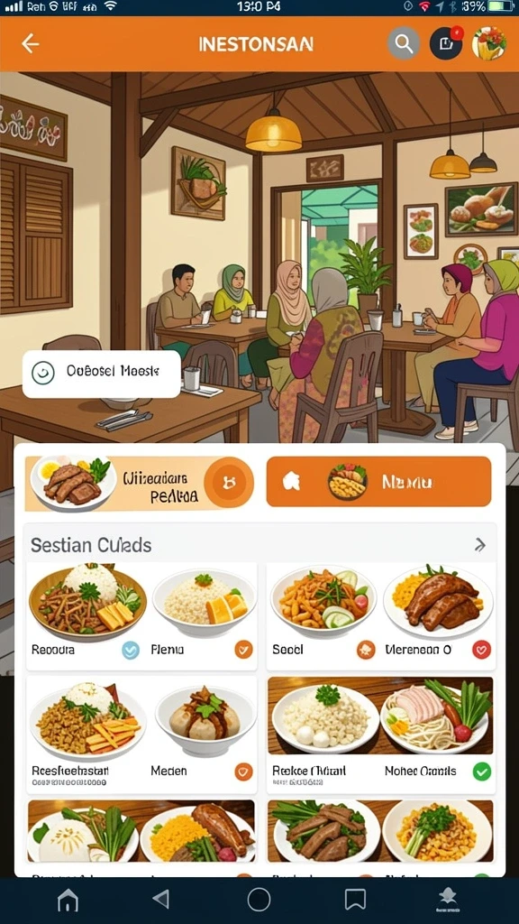 Tampilan antarmuka yang menarik dan mudah digunakan.