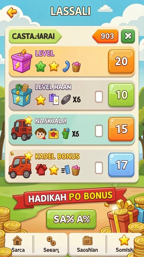Tampilan antarmuka pengguna yang menarik dan intuitif.