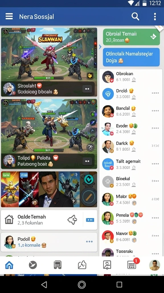 Komunitas aktif yang membuat permainan lebih seru.