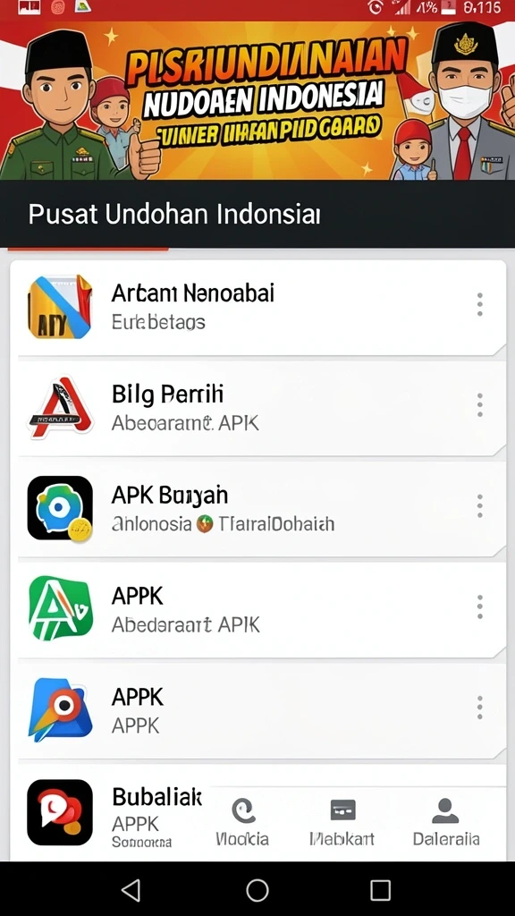 Tampilan antarmuka pengguna yang bersih dan sederhana.