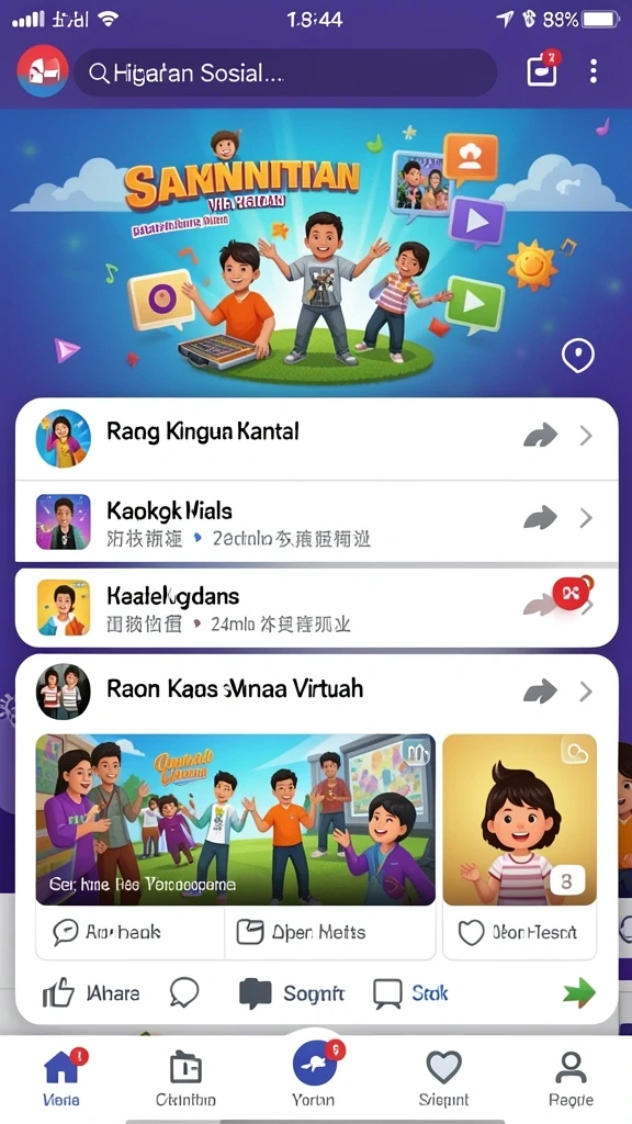 Screenshot menunjukkan karakter utama dalam aksi.